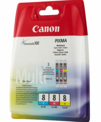 Canon CLI8 Multipack Cyan Magenta Yellow (eredeti)