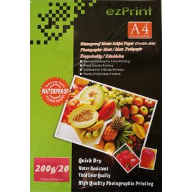ezPrint Fotópapír kétoldalas A4 20lap 200g matt