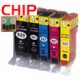 ezPrint PGI-520BK/CLI-521BKCMYGY CHIP Bundle (minden szín + szürke)