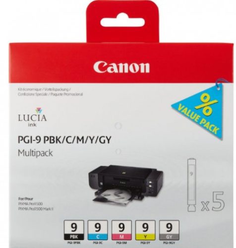 Canon PGI9 Multipack PBK/C/M/Y/GY(eredeti)