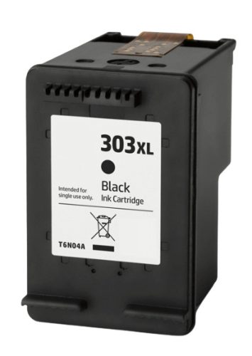 HP 303XL Black utángyártott tintapatron 303XL  T6N04AE