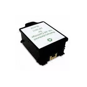HP 5011D Black utángyártott tintapatron No.14