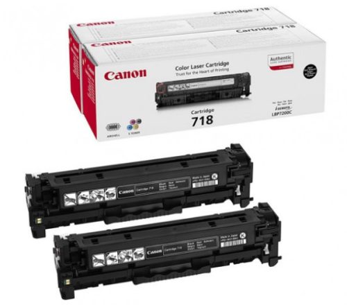 Canon CRG718 Toner Black 2 x 3.400 oldal kapacitás