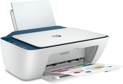 HP DeskJet 2721E A4 színes tintasugaras multifunkciós nyomtató kék