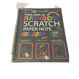   Szivárványos "kaparós" Scratch Paper Note A/5, karcoló
