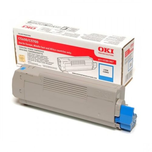 Oki C5600 Toner Cyan 2K (Eredeti)