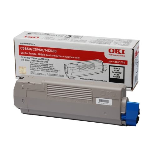 Oki C5850,5950 Toner Black 8k (Eredeti)