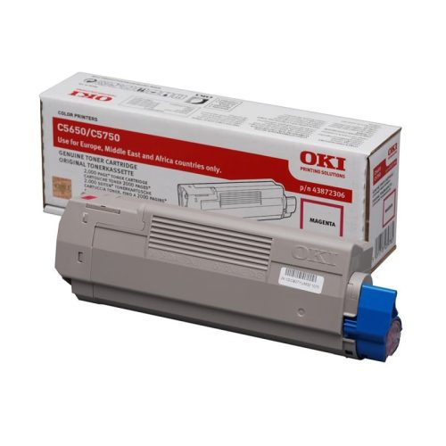 Oki C5650,5750 Toner Magenta 2K (Eredeti)