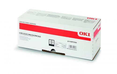 Oki C301/C321 Toner Black 2,2K (Eredeti)