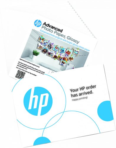 HP Advanced fényes fotópapír - 20 lap/12,7 x 12,7 cm 49V50A