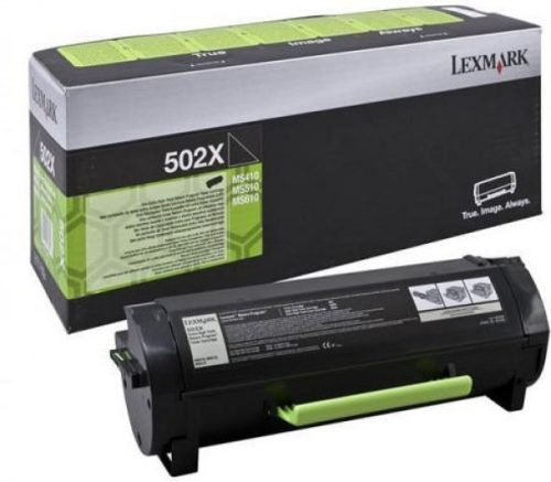 Lexmark 50F2X0E Bk. Toner Extra High Corporate (Eredeti) MS410