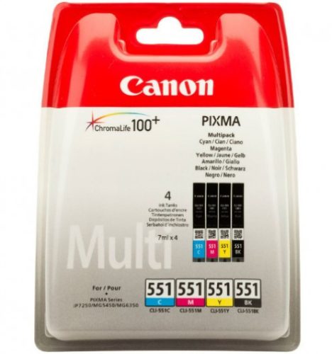 Canon CLI-551 Tintapatron Multipack 4x7 ml
