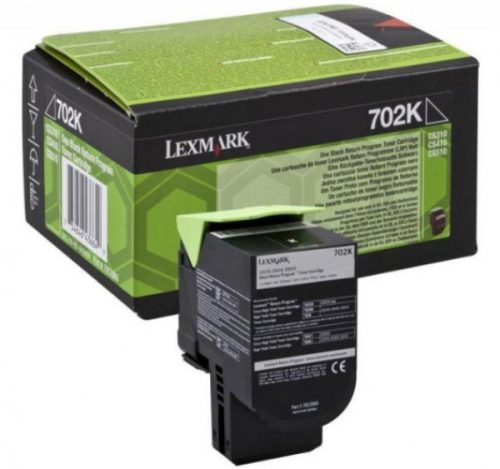 Lexmark 702K toner Bk. /o/ 70C20K0