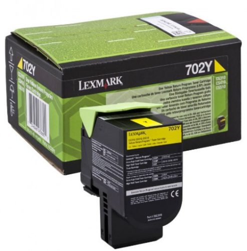 Lexmark 702Y toner Yellow /o/ 70C20Y0