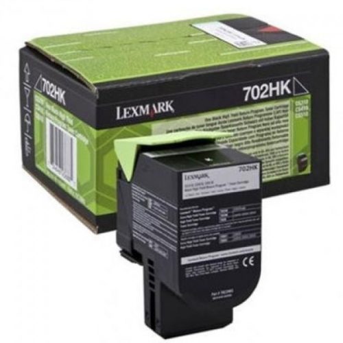 Lexmark 70C2HK0 (702HK) toner, Bk.4K (Eredeti) CS310/410