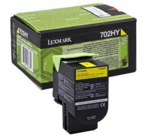 Lexmark 70C2HY0 (702HY) toner Yell. 3K(Eredeti) CS310/410