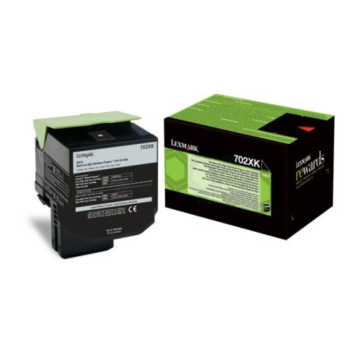 Lexmark 70C2XK0 (702XK) toner, Bk.8K (Eredeti) CS510