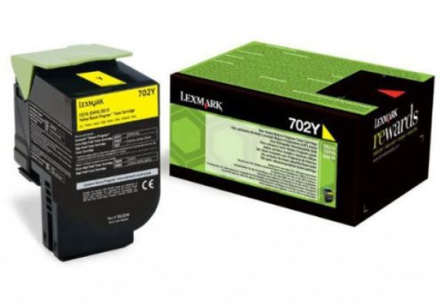 Lexmark 70C2XY0 (702XY) toner Yell. 4K(Eredeti) CS510