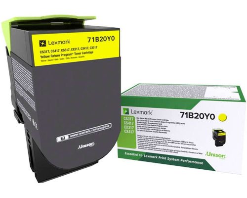 Lexmark CS317 toner Yellow 2,3K (Eredeti)