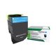 Lexmark CS417 toner Cyan 3,5K (Eredeti)