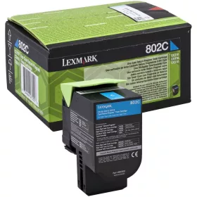Lexmark 802C Toner Cyan 1K (Eredeti) 80C20C0