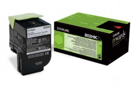 Lexmark 802HK Toner Black 4K /o/ 80C2HK0