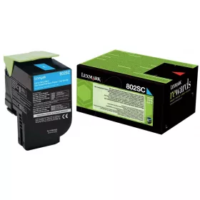 Lexmark 802SC Toner Cyan 2K /o/ 80C2SC0