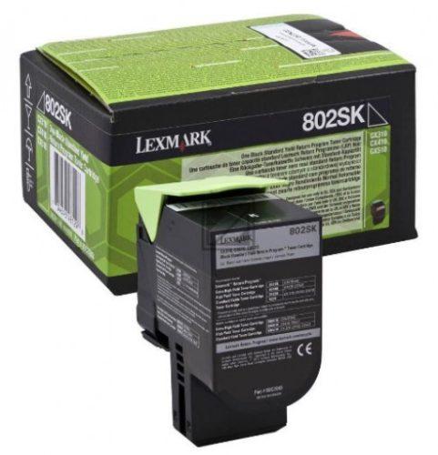 Lexmark 802SK Toner Black 2,5K /o/ 80C2SK0