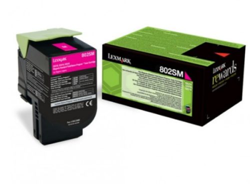 Lexmark 802SM Toner Magenta 2K /o/ 80C2SME