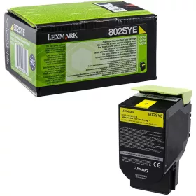 Lexmark 802SY Toner Yellow 2K /o/ 80C2SYE