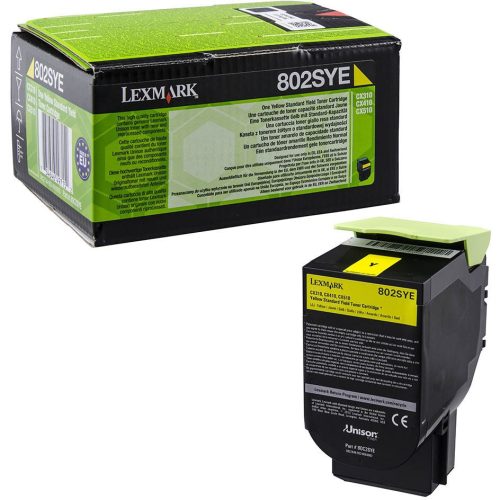 Lexmark 802SY Toner Yellow 2K /o/ 80C2SYE