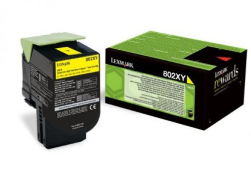 Lexmark 802XY Toner Yellow 4K /o/ 80C2XY0