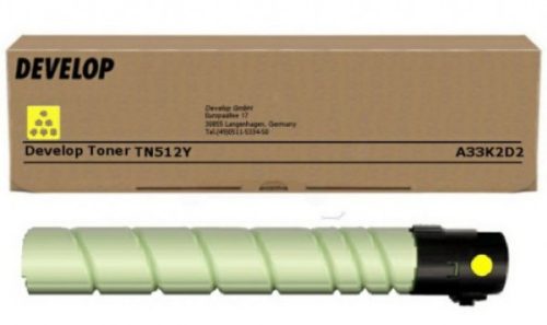 Develop ineo+454/+554 Toner Y TN512 /Eredeti/