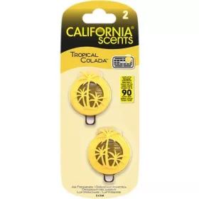   Autóillatosító, mini diffúzer, 2*3 ml, CALIFORNIA SCENTS "Tropical Colada"