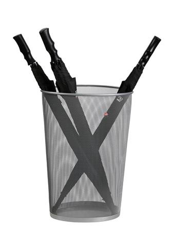 Esernyőtartó, fémhálós, ALBA "Rain", szürke