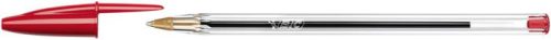 Golyóstoll, 0,32 mm, kupakos, BIC "Cristal Original", piros
