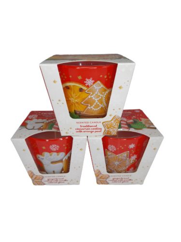 Bartek poharas gyertya 115 gr Christmas Sweets