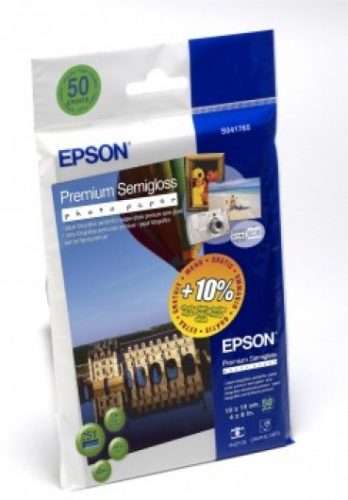 Epson 10x15 Félfényes Fotópapír 50lap 251g (Eredeti)