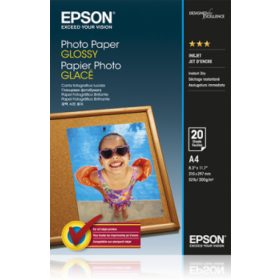 Epson A/4 Fényes Fotópapír 20Lap 200g (Eredeti)