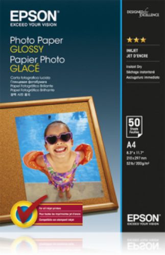 Epson A/4 Fényes Fotópapír 50Lap 200g (Eredeti)