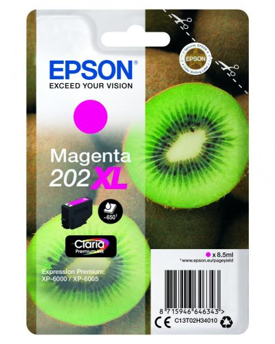 Epson T02H3 Patron Magenta 8,5ml XL (Eredeti)