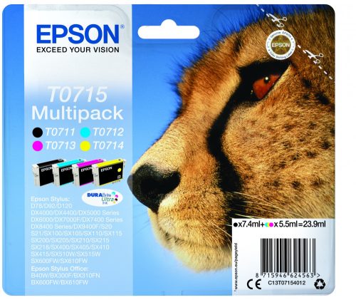 Epson T0715 Tintapatron Multipack 23,9ml