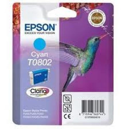 Epson T0802 Patron Cyan 7,4ml (erdeti)