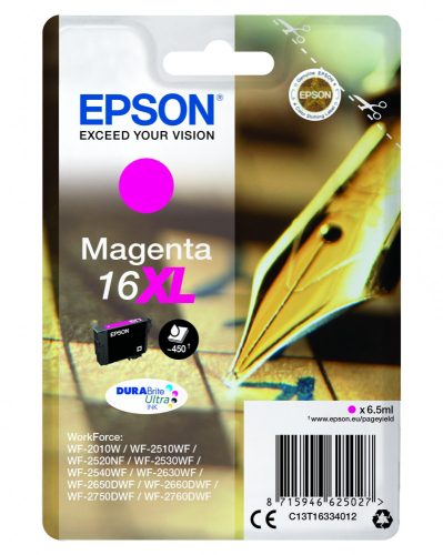 Epson T1633 Patron Magenta 6,5ml 16XL (Eredeti)