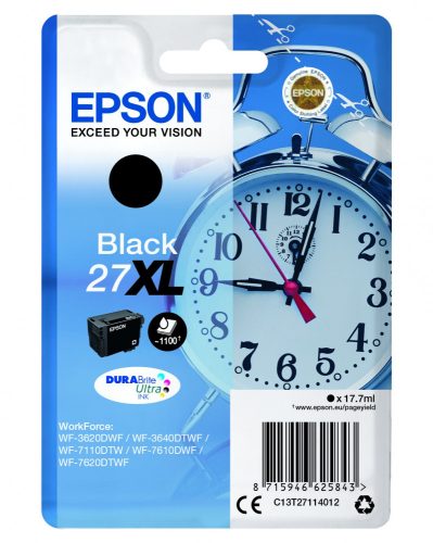 Epson T2711 Patron Black 17,7ml (Eredeti)