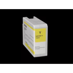 Epson SJIC36P(Y) C6500/C6000 Tintapatron Yellow 80ml