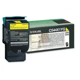   Lexmark C544/X544 Extra High Return Toner Yellow 4K (Eredeti) C544X1YG