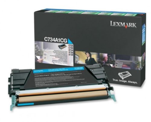 Lexmark C734/X734 toner cyan 6K (Eredeti)C734A1CG