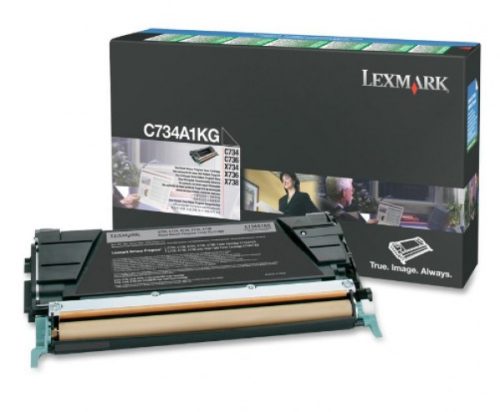 Lexmark C734/X734 toner Bk. 8K (Eredeti)C734A1KG