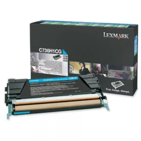 Lexmark C736,X736,738 toner cyan(Eredeti) C736H1CG